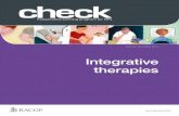 Integrative therapies - RACGPgplearning.racgp.org.au/Content/check/2013/PDF/Dec.pdf · check Integrative therapies S ACTIVITY 3 Peer reviewer Dr Vicki Kotsirilos DipHerbMed, MBBS,