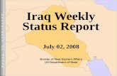 D E A R Status Report T N · •Kurdish Regional Government (KRG) and Government of Iraq (GOI) resume oil law talks as the GOI opens tenders for oil and gas fields. (ECONOMIC, page