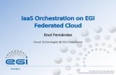 IaaS Orchestration on EGI Federated Cloud · •Public: Amazon Web Services (AWS), Google Cloud Platform (GCP), Microsoft Azure, Open Telekom Cloud (OTC). •On-premises: OpenNebula,