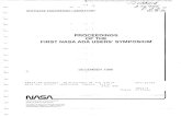 =PROCEEDINGS OF THE FIRST NASA ADA USERS' SYMPOSIUM€¦ · FIRST NASA ADA USERS' SYMPOSIUM w w Software Organized by" Engineering Laboratory GSFC Sponsored by" Goddard Ada Users'