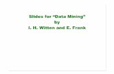Slides for “Data Mining” by I. H. Witten and E. Frankkt.ijs.si/Branax/Repository/WEKA/Teaching/001~chapter_2.pdf · Slides for “Data Mining” by I. H. Witten and E. Frank.