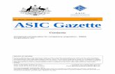 Published by ASIC ASIC Gazette · ASIC GAZETTE Commonwealth of Australia Gazette UM5/15, Tuesday 17 November 2015 Unclaimed consideration for compulsory acquisition Page 3 of 97 The