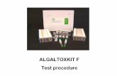 Algaltoxkit F slideshow - EBPI F slide show.pdf · centrifuge the tube again at 3000 rpm for 10 minutes and then pour out the supernatant. 14 - add 10 ml algal culturing medium to