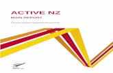 ACTIVE NZ - Sport New Zealand · Sport New Zealand’s Active NZ survey measures nationwide participation in play, active recreation and sport. Following the redesigned Active NZ