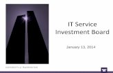 IT Service Investment Board - Amazon S3 · 2018-07-24 · Best Practices ITIL Foundations training ... PMO, Facilities) HR/P - an ideal driver for Business Process Improvement connection