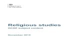 Department for Education · e. religious views of the world, including their relationship to scientific views; beliefs about death and an afterlife; explanations of the origins of