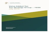 Value Added Tax Tax Strategy Group – 19/08 July 2019 · 7.5 Analysis of VAT treatment of Food Supplements in Other EU Member States 17 7.6 Possible Options 18 8 VAT Developments