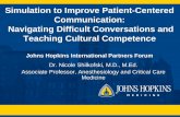 Simulation to Improve Patient-Centered Communication ......• Simulation can be used to teach knowledge, skills and attitudes at all levels and improve communication • Simulation
