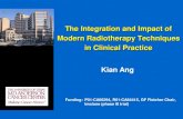The Integration and Impact of Modern Radiotherapy ... · Barker et al. IJROBP 59:960-970, 2004 (MDACC); Lei Dong et al. (MDACC) Patient Immobilized with Acquaplast Mask CTs Aligned