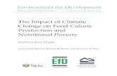 The Impact of Climate Change on Food Calorie Production ... · The Impact of Climate Change on Food Calorie Production and Nutritional Poverty: Evidence from Kenya Jane Kabubo-Mariara,