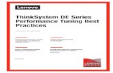 ThinkSystem DE Series Performance Tuning Best Practices · 2 ThinkSystem DE Series Performance Tuning Best Practices Abstract Lenovo® ThinkSystem™ DE Series storage array is designed