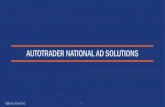 AUTOTRADER NATIONAL AD SOLUTIONS · 2018-09-18 · AUTOTRADER NATIONAL AD SOLUTIONS. 2 MOMENTUM Momentum Homepage Sponsorship ... 3X lift in share of VDPs (+264%) and conversions