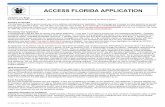 ACCESS FLORIDA APPLICATION - elderaffairs.state.fl.uselderaffairs.state.fl.us/doea/nutrition/SNAP_Application_English.pdf · An Application for Assistance may be submitted to any