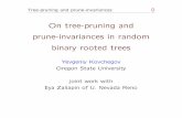 On tree-pruning and prune-invariances in random binary ...sites.science.oregonstate.edu/~kovchegy/web/papers/INVITATIONtal… · Tree-pruning and prune-invariances 15 Tree self-similarity