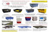 Plastic Bulk Containers - Home - AIM Reusable …...workable condition. AIM employs expert plastic welders to do just that at a fraction of the original purchase price. AIM Reusable