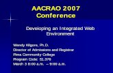 AACRAO 2007 Conference - Amazon Web Services€¦ · Quick links to Banner Self Service – financial aid, grades, schedules, rosters, employee benefits Quick links to academic calendar,