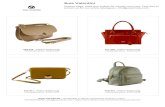 Suie Valentini - ItalianModa.com · Suie Valentini Leather bags, belts and wallets for women and men. Feel free to contact us for our entire catalogues. info@juicemoda.com SUIE VALENTINI