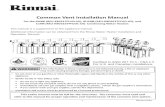 ommon Vent Installation Manual - rinnai-lms.com Vent Manual.pdfommon Vent Installation Manual For the RU98i (REU-K3237FFUD-US), RU98i (REU-KD3237FFUD-US), and 199i (REU-KD3237FFUD-US)