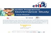 1 eHSA Programme Governance Study - European Space Agency · Final Report eHSA Governance Study - ESTEC Contract No. 4000104924/12/NL/AD 1 ... GIS Geographic Information System ...
