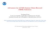 Advances in ATMS Sensor Data Record (SDR) Sciences · Advances in ATMS Sensor Data Record (SDR) Sciences Fuzhong Weng Center for Satellite Applications and Research (STAR) ... Clouds