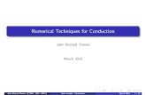 Numerical Techniques for Conduction · Numerical Techniques for Conduction Author: John Richard Thome Created Date: 20110405075803Z ...