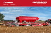 Pronto - claascdn.co.uk€¦ · The Pronto SW concept promises maximum ežciency after the plough and for mulch seeding for large farms. Combining the large HORSCH seed wagon (12