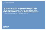Victorian Consultative Council on Anaesthetic Mortality ... · iv Safer Care Victoria Victorian Consultative Council on Anaesthetic Mortality and Morbidity Contents Foreword i Acknowledgements