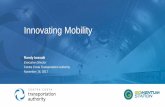 Innovating Mobility...Randy Iwasaki Executive Director Contra Costa Transportation Authority November 16, 2017 Innovating Mobility. ... •Updated Every 4-5 Years •Documents the
