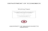 DEPARTMENT OF ECONOMICS - Home | UMass AmherstDEPARTMENT OF ECONOMICS Working Paper ... like to thank the Economic Policy Institute and SCEPA for financial support. Price Competition