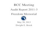 FINAL 2013-05.28-BCC Presentation for Freedom Memorial 2011-3€¦ · • The Freedom Memorial monument is a project established by the Board of County Commissioners (BCC) to pay