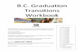 B.C. Graduation Transitions Workbook · B.C. Graduation Transitions Workbook All BC secondary school students who are enrolled in Grade 10, 11 or 12 must demonstrate they have met