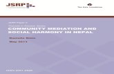 JSRP5-Theories in Practice Nepal...1 1. Introduction: Theory of Change for Community Mediation Theories of Change are the latest in a series of efforts by the development community