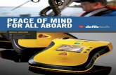PEACE OF MIND FOR ALL ABOARD - Defibtech...• Mandarin Oriental Hotel Group • Marriott Hotels • MetLife • Nestlé • New York Times • O’Hare International Airport • Paramount
