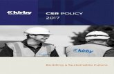 CSR POLICY 2017 - Kirby Groupkirbygroup.com/media/2017/02/CSR-Kirby_Policy_low-res.pdf · CSR Policy 2 2.1 Health & Safety 2.2 Staffing 2.3 Reward & Wages 2.4 Career Development 2.5