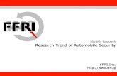 Monthly Research Research Trend of Automobile SecurityFFRI,Inc. Self-Driving and Connected Cars: Fooling Sensors and Tracking Drivers (cont’d) • A vehicle tracking result was shown