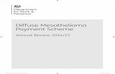 Diffuse Mesothelioma Payment Scheme - gov.uk · Diffuse Mesothelioma Payment Scheme – Annual Review 2014/15 3 Contents. Executive Summary 4 Chapter 1 Introduction 5 Background 5