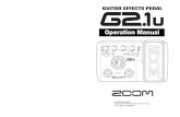 Operation Manual - ZoomZOOM G2.1u 2 SAFETY PRECAUTIONS In this manual, symbols are used to highlight warnings and cautions for you to read so that accidents can be prevented. The meanings