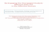 Re-Engaging the Disengaged Student: Effective Data Use in ... Re-Engaging the Disengaged Student: Effective