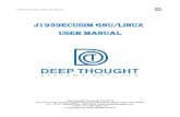 J1939ECUSIM GNU/LINUX User Manual - Deep Thought Systems · J1939ECUSim GNU/LINUX User Manual 1. Introduction J1939ECUSim is a paid PC application which uses our CANMate device and