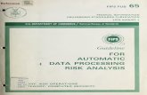 FOR AUTOMATIC DATA PROCESSING RISK ANALYSIS · guideline for automatic data processing risk analysis Federal Information Processing Standards Publications are issued by the National