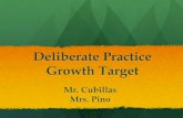 Deliberate Practice Growth Target - Citrus Grove Middle School Practice Growth Target PD.pdf · Determine a deliberate growth target that addresses student learning. Based on your