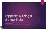 Pepperfry: Building a stronger IndiaPepperfry: Building a stronger India AMBAREESH MURTY, ASHISH SHAH COFOUNDERS MUMBAI, INDIA 2018 SHANNON SNADEN, KATHLEEN BOSKILL, ALE BERMUDEZ,