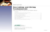 Recruiting and Hiring Fundamentals - ICMI 2012-09-14آ  ICMI Tutorial Recruiting and Hiring Fundamentals