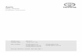Auris - Toyota...Auris Alloy Wheels Installation instructions Model year: 2012/12 Vehicle code: **E18**-D****W Part number: PZ49P-E0672-ZS PZ49P-E0673-ZQ PZ406-E067E-ZG/ZS PZ406-E067F-ZG/ZS