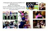 Enlarged City School District of Middletown 2015-16 calendar …€¦ · El reconocido nacionalmente distrito escolar de Middle-town se enorgullece en proveer a los estudiantes con
