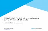 ESOMAR 28 Questions and Panel Book - Empowering your research with more data, in more ... · 2019-09-02 · 8. Do you employ a survey router? Context: A survey router is a software