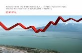 MASTER IN FINANCIAL ENGINEERING€¦ · master thesis is 60 pages on A4, 1.5- spaced, 12pt proportional width fonts (e.g. Times New Roman, Arial, but not Arial Narrow), with at least