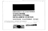 UNIVERSITY OF CALIFORNIA STATEWIDE AIR POLLUTION …university of california statewide air pollution research center riverside california 92502 '(nasa-tmhx-69504) airborne measurements