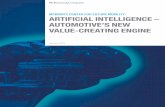 ARTIFICIAL INTELLIGENCE – AUTOMOTIVE’S NEW VALUE …/media/McKinsey/Industries/Automotiv… · Artificial intelligence (AI) is a key technology for all four ACES trends Autonomous
