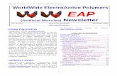 WorldWide ElectroActive Polymers EAP - NASAndeaa.jpl.nasa.gov/nasa-nde/newsltr/WW-EAP_Newsletter11... · 2009-12-30 · WW-EAP Newsletter, Vol. 11, No.2, December 2009 (The 22 nd